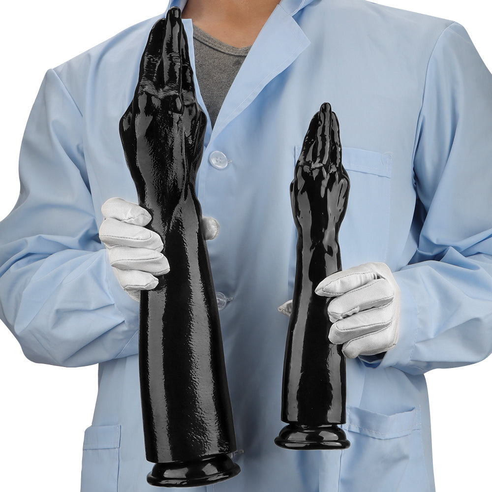 Fist Dildo Tay Đen 42.5cm Siêu Dài Thực Tế