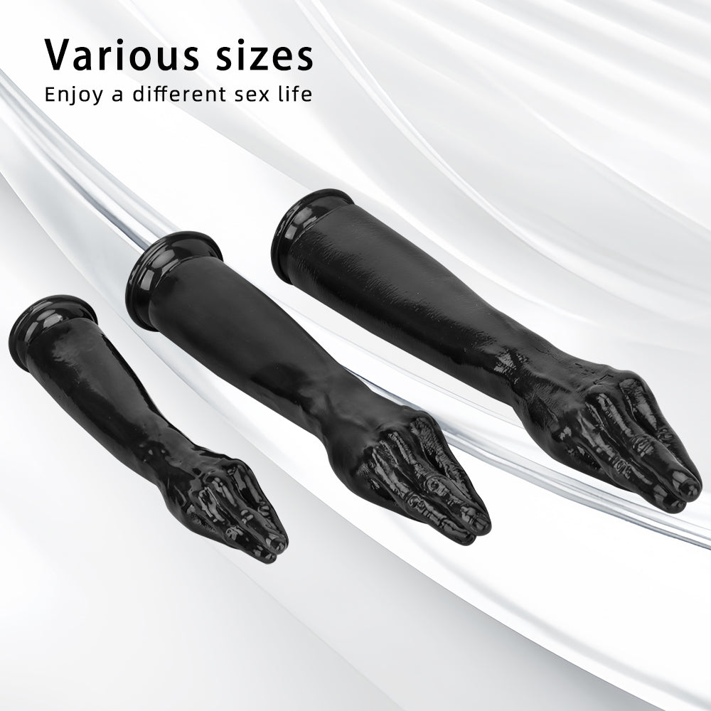 Fist Dildo Tay Đen 42.5cm Siêu Dài Thực Tế