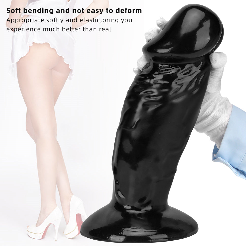 Butt Plug Đen Khổng Lồ 34cm 10cm Siêu Mạnh Mẽ