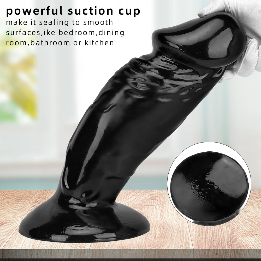 Butt Plug Đen Khổng Lồ 34cm 10cm Siêu Mạnh Mẽ
