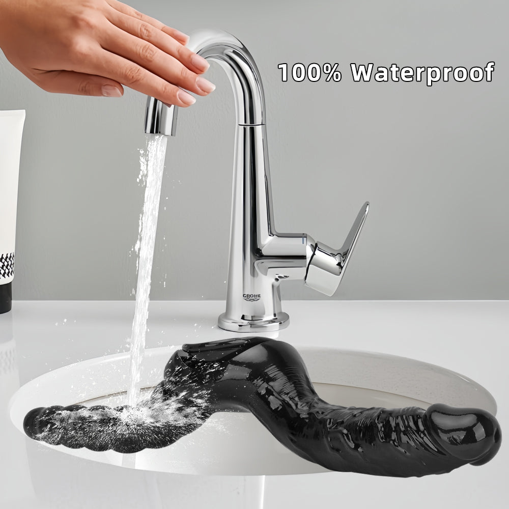 Dildo kép đen lớn realistic xuyên thấu đôi sướng kép