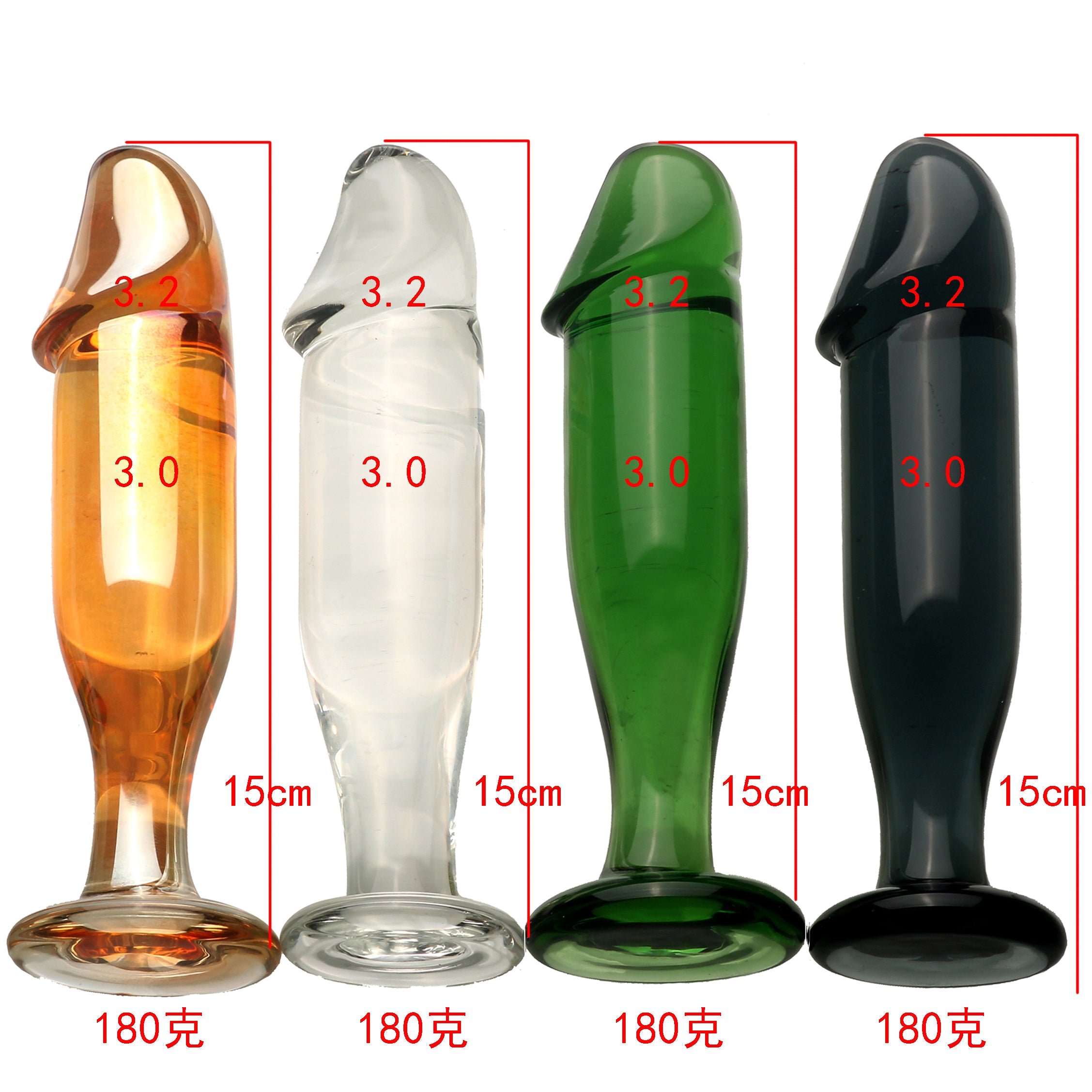 Dildo Kính Trơn 15cm 3.2cm An Toàn Mịn