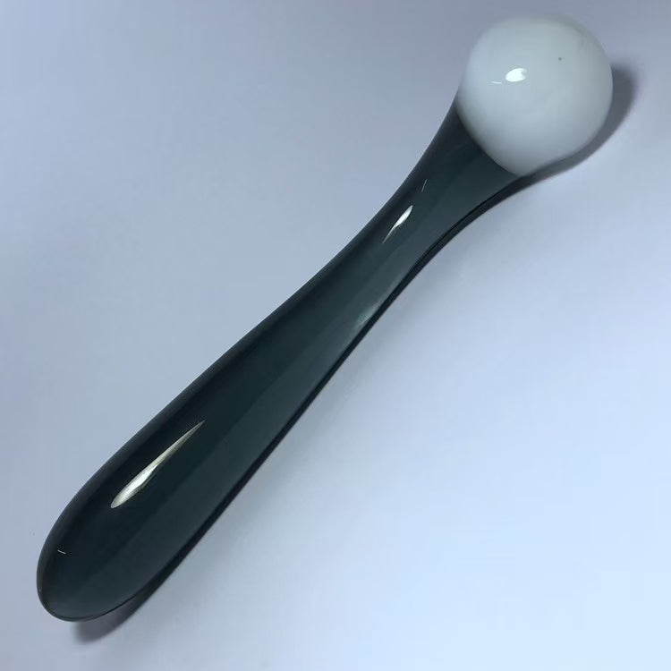 Glass Dildo Đen Trắng G-Spot 20cm Cao Cấp