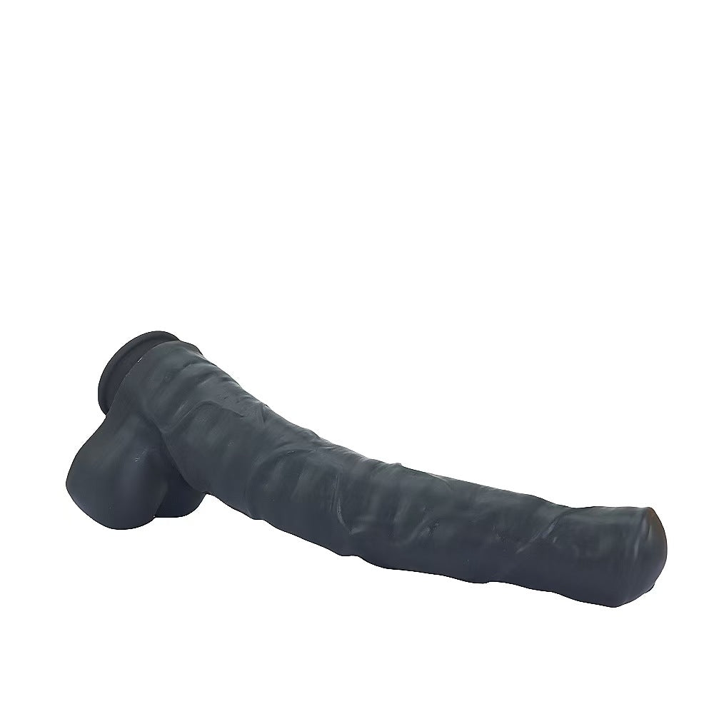 15 Inch horse dildo đen silicone khổng lồ cực mạnh dữ dội