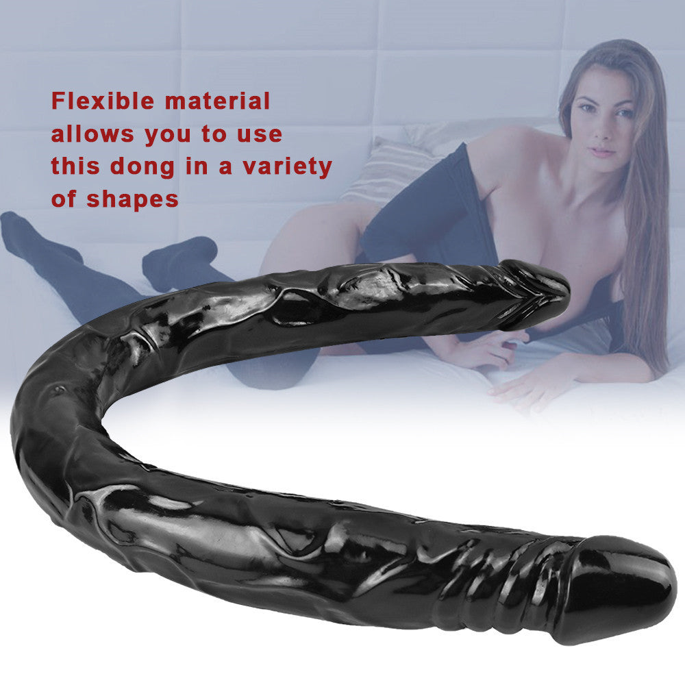Dildo Đen Double Ended 56cm 2 Đầu Dài Khủng Khoái Lạc