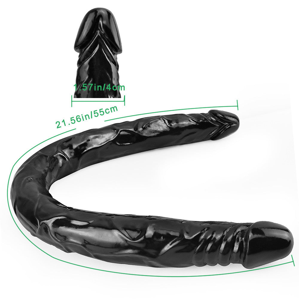 Dildo Đen Double Ended 56cm 2 Đầu Dài Khủng Khoái Lạc
