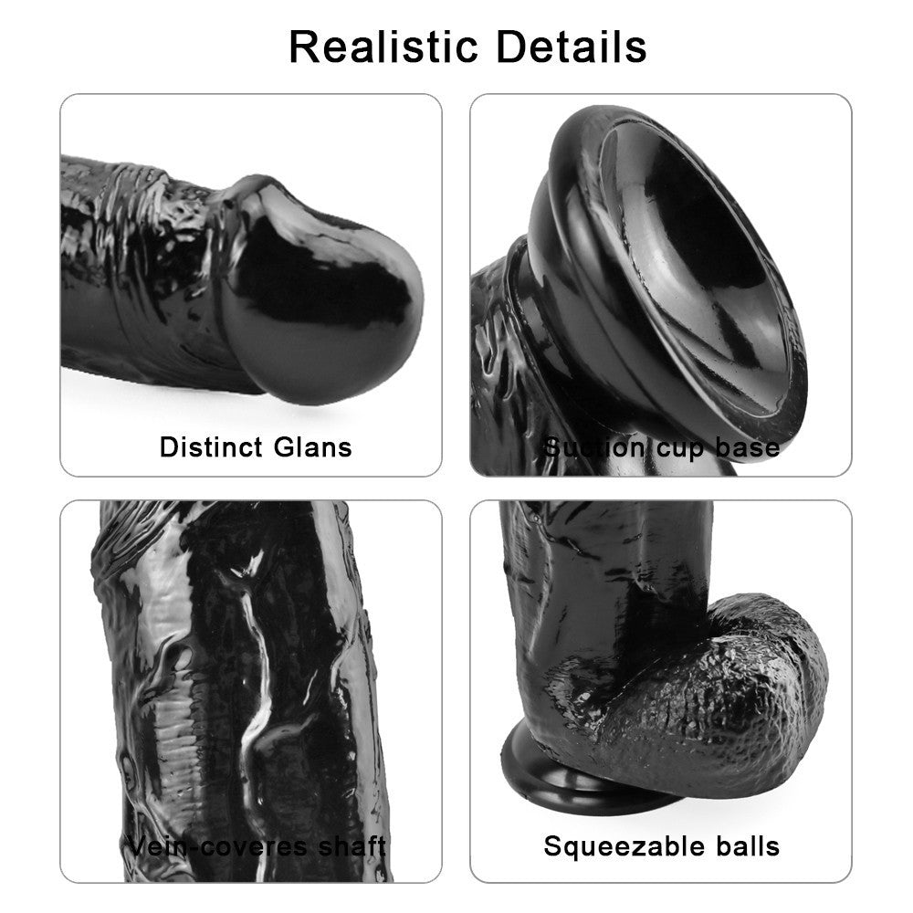 Dildo đen huge 30cm khổng lồ mạnh mẽ khoái lạc mãnh liệt huyền thoại