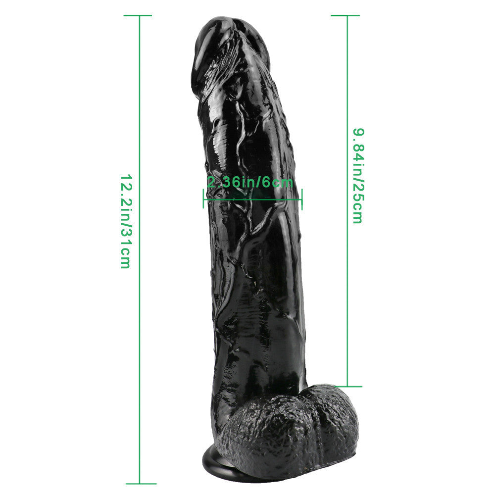 Dildo đen huge 30cm khổng lồ mạnh mẽ khoái lạc mãnh liệt huyền thoại