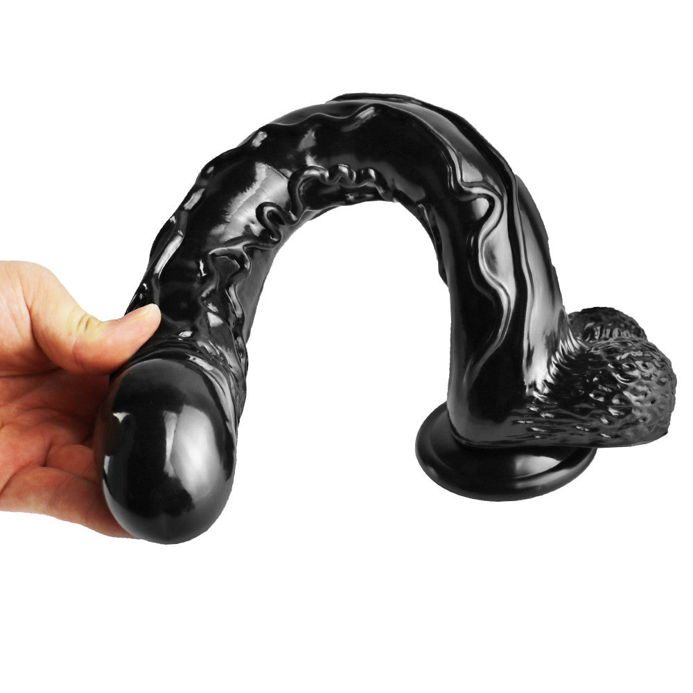 Big Black Dildo 42cm 5cm Đen Huyền Bí Siêu Lớn Dài