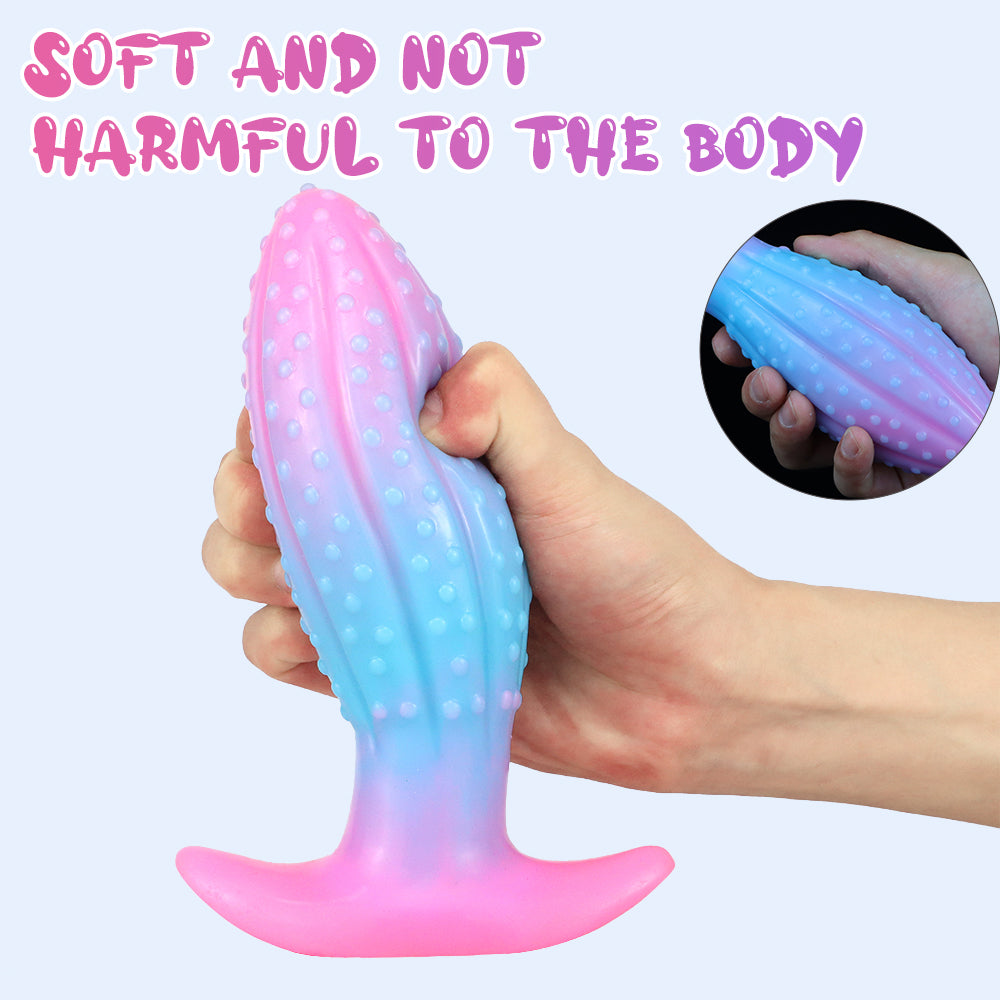 Cactus Glow Dildo Anal Phát Sáng Vui Nhộn Silicone