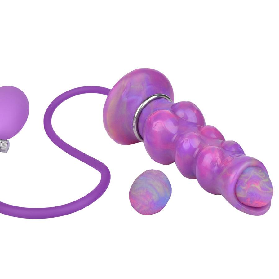 Tuberous Dildo Silicone Đẻ Trứng Nấm Hoang Dã Thực