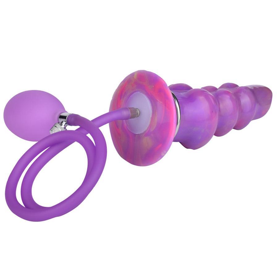 Tuberous Dildo Silicone Đẻ Trứng Nấm Hoang Dã Thực