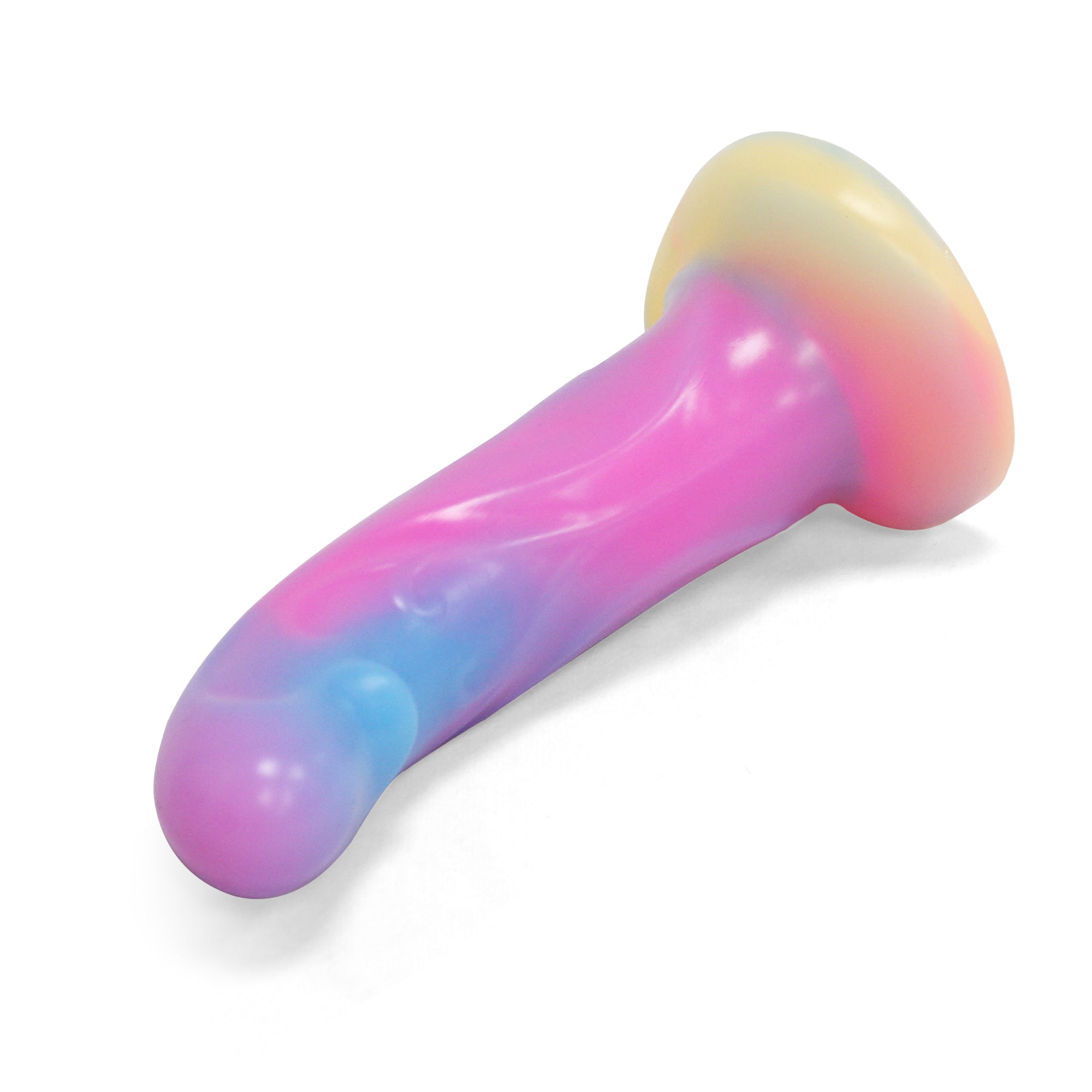 Dildo Hậu Môn 15cm Silicone Sáng An Toàn Đêm Đam Mê