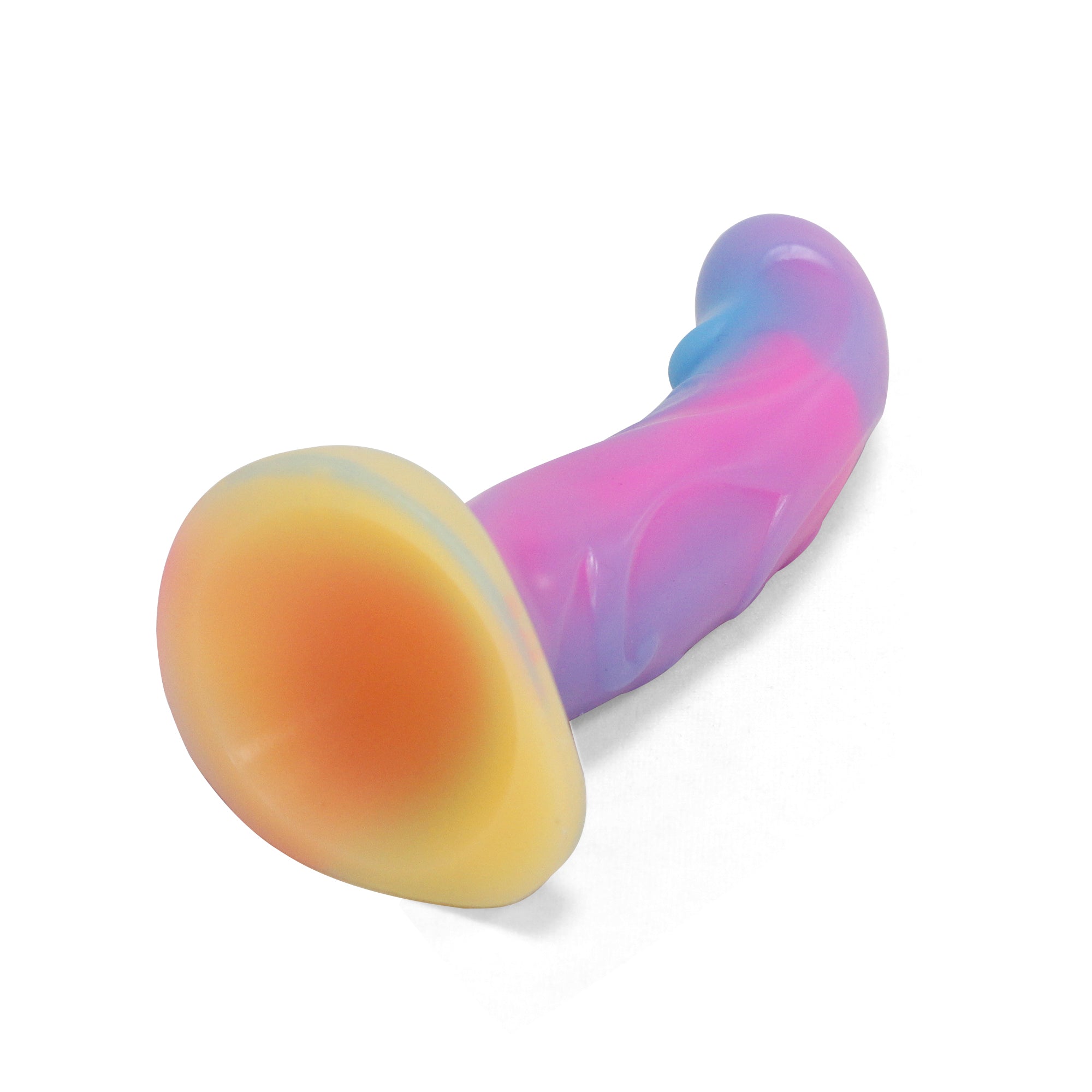 Dildo Hậu Môn 15cm Silicone Sáng An Toàn Đêm Đam Mê