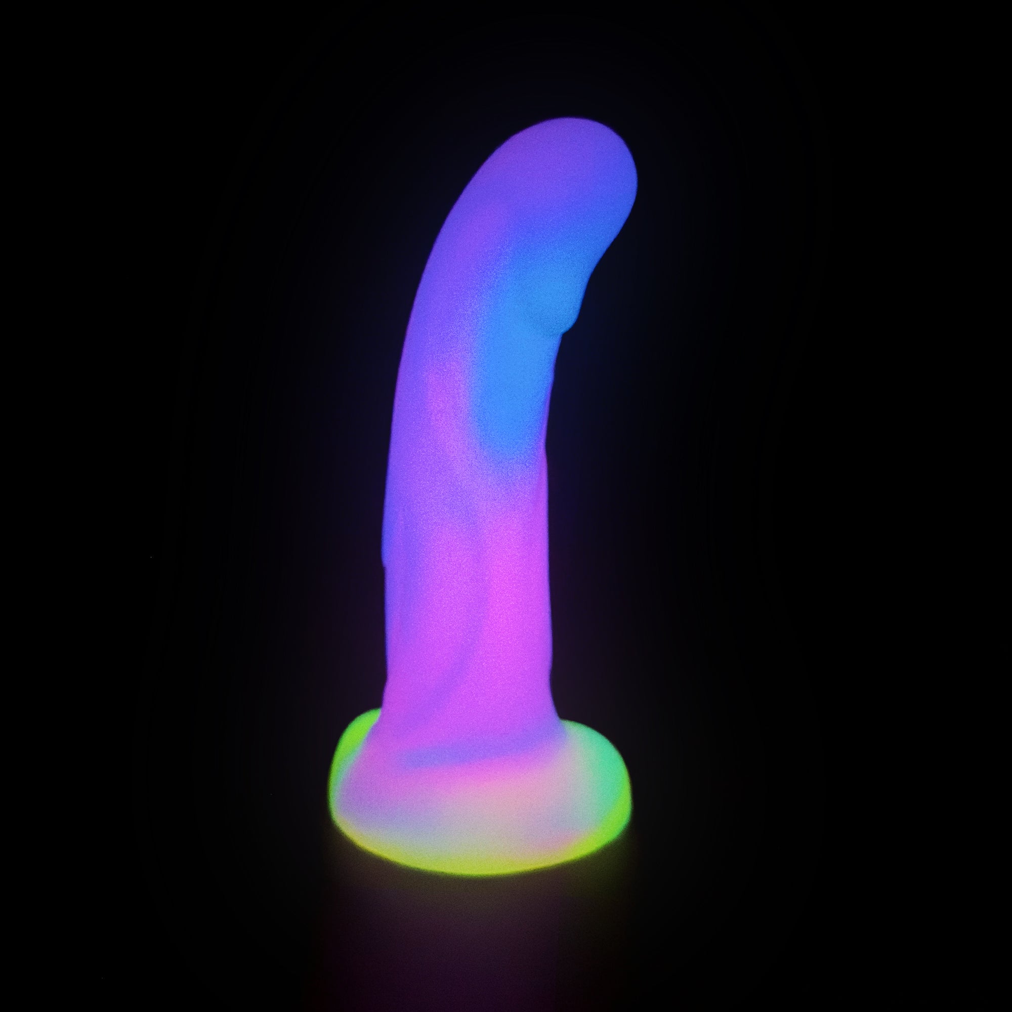 Dildo Hậu Môn 15cm Silicone Sáng An Toàn Đêm Đam Mê