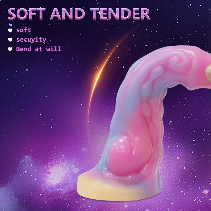 Dildo hậu alien fantasy 16cm liquid silicone 5cm chèn