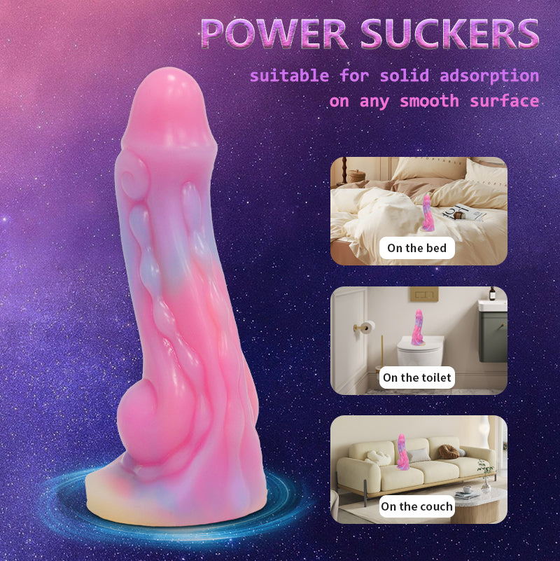 Dildo hậu alien fantasy 16cm liquid silicone 5cm chèn
