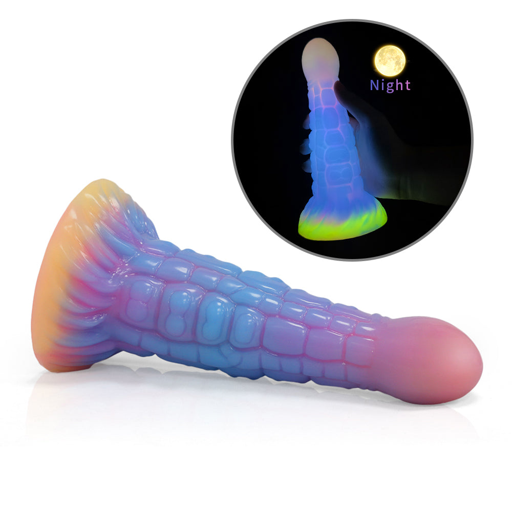 Dildo hậu môn alien phát sáng kết cấu siêu lạ