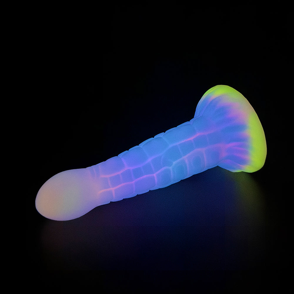Dildo hậu môn alien phát sáng kết cấu siêu lạ