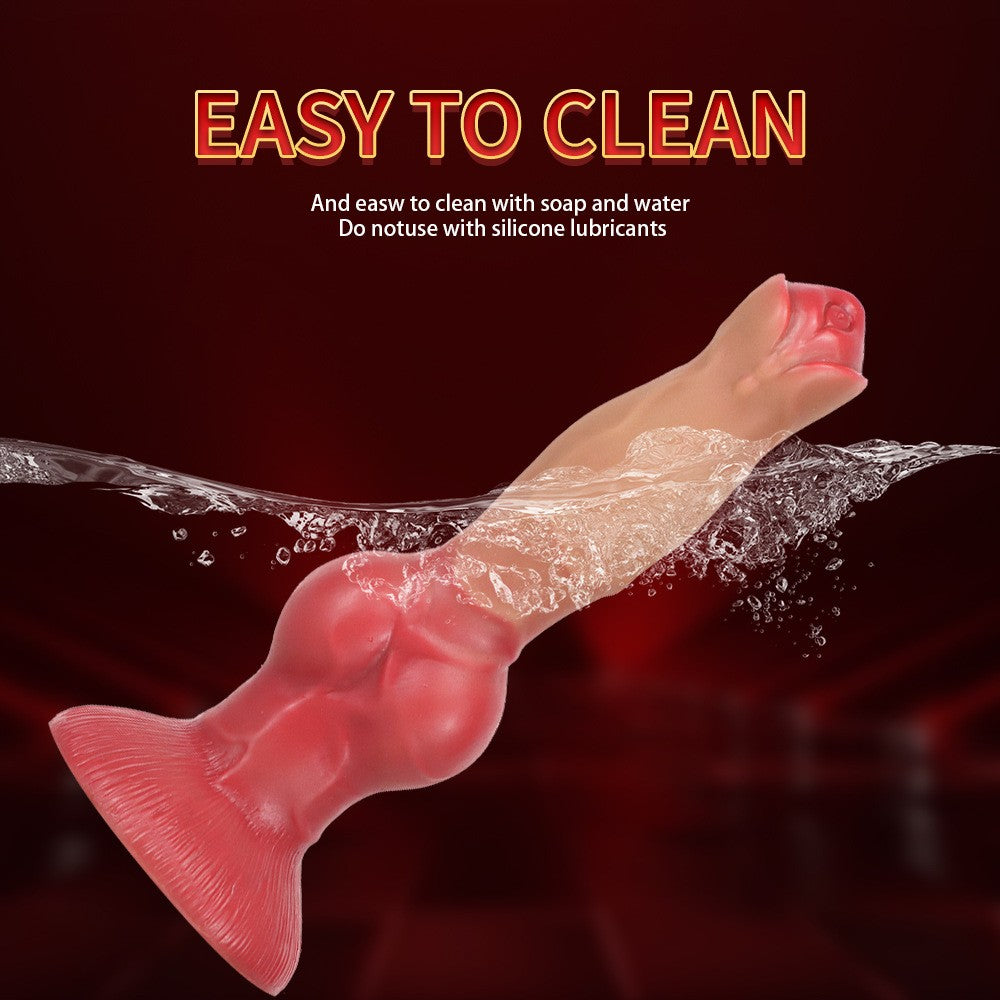 Dildo Dog Knot Silicone 4 Kích Fantasy