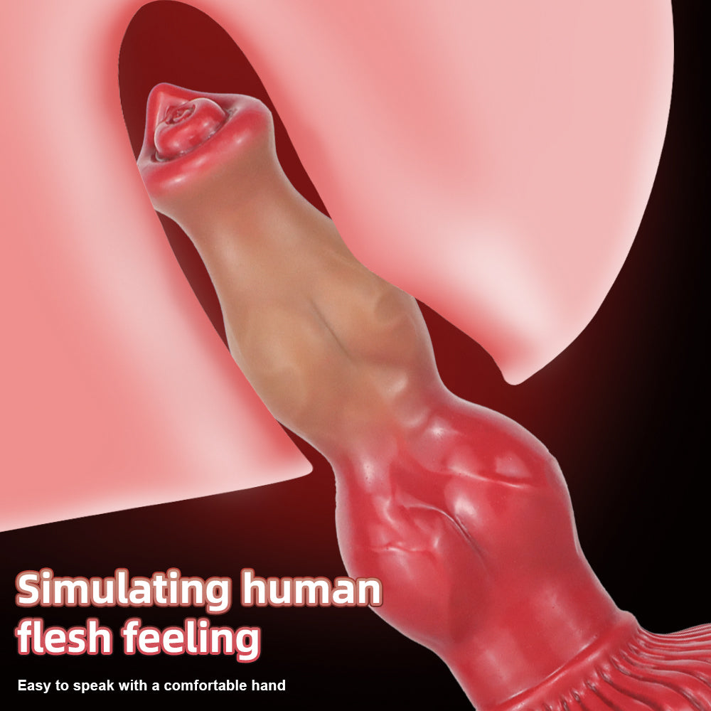 Dildo Wolf Chó Sói Silicone Mềm Mãnh Liệt