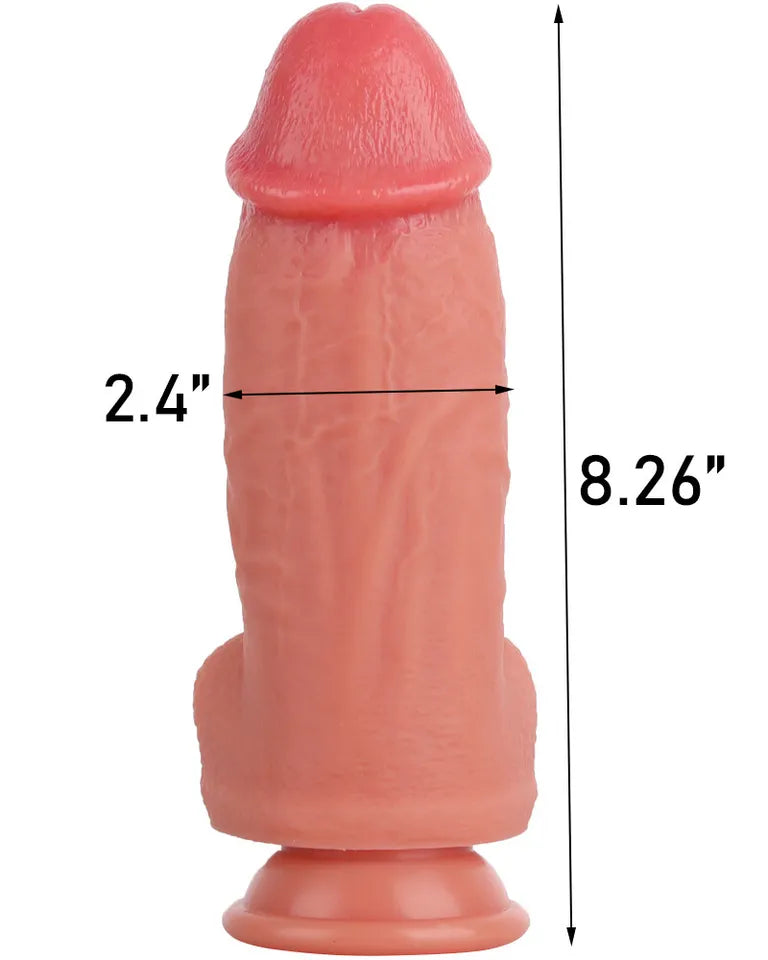 Dương vật giả anal silicone khổng lồ 21cm đường kính 7cm kích thích