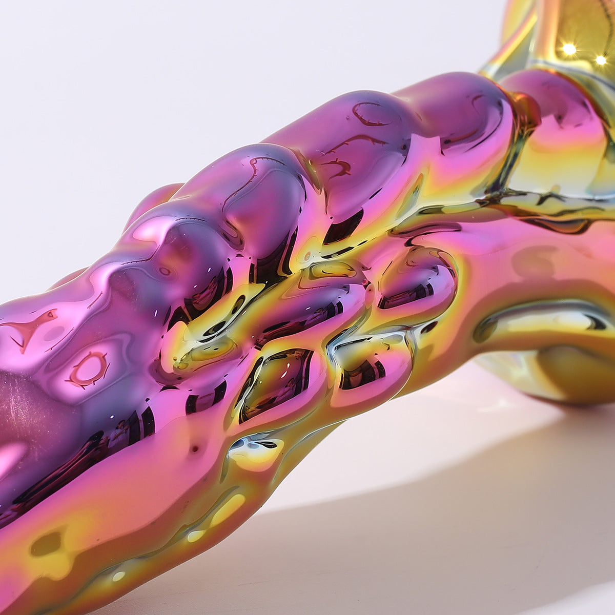 Magic Dragon Glass Dildo Anal 20cm Lấp Lánh Huyền Ảo