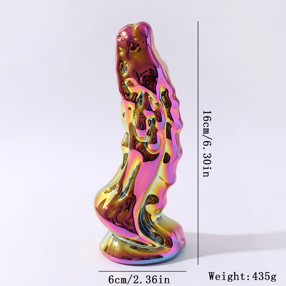 Magic Dragon Glass Dildo Anal 20cm Lấp Lánh Huyền Ảo