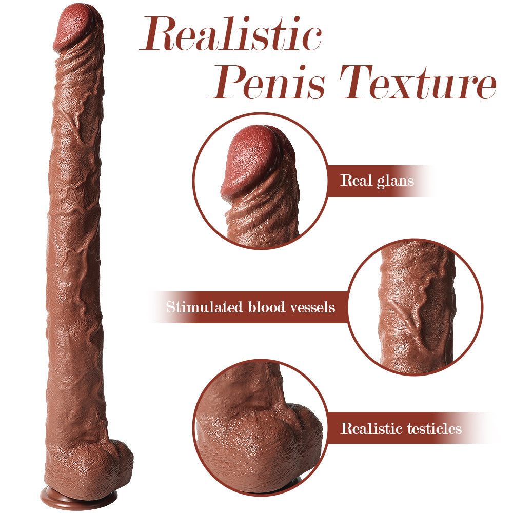 Dildo 20 inch khổng lồ siêu dài mạnh mẽ thỏa mãn tột độ