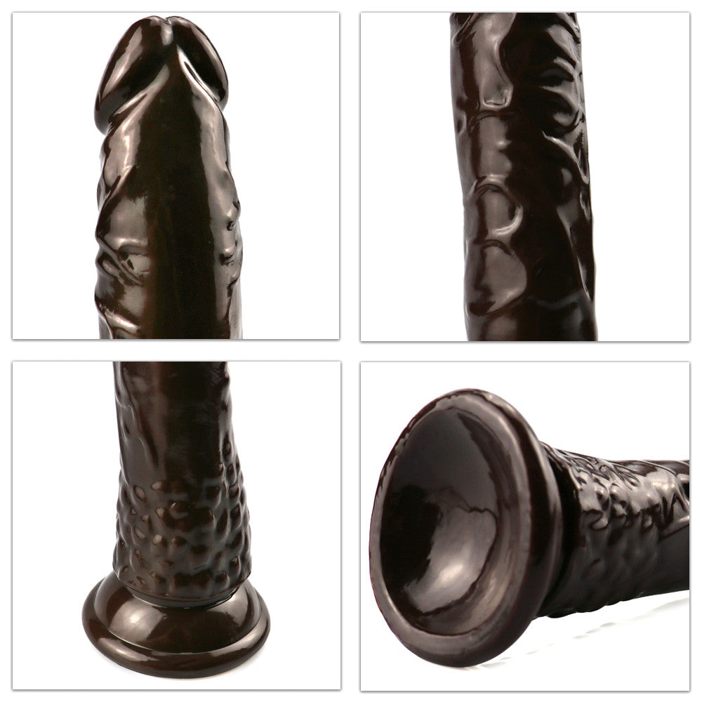 Dildo Thẳng Cà Phê 20cm Nhỏ Gọn Kích Thích Đỉnh