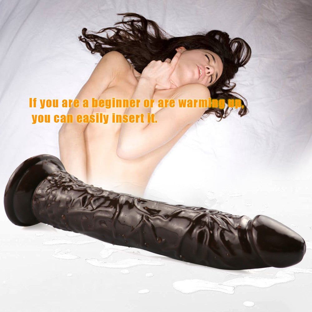 Dildo Thẳng Cà Phê 20cm Nhỏ Gọn Kích Thích Đỉnh