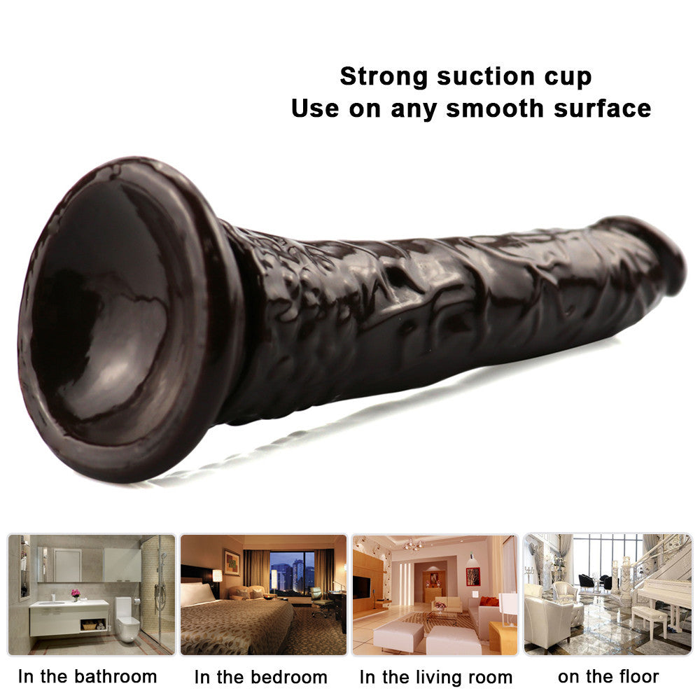 Dildo Thẳng Cà Phê 20cm Nhỏ Gọn Kích Thích Đỉnh