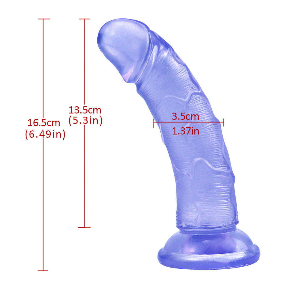 Dildo Xanh 16.5cm PVC Mini Siêu Mềm 3.5cm