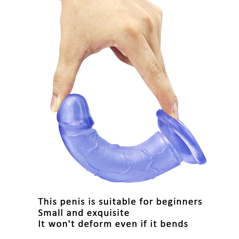 Dildo Xanh 16.5cm PVC Mini Siêu Mềm 3.5cm