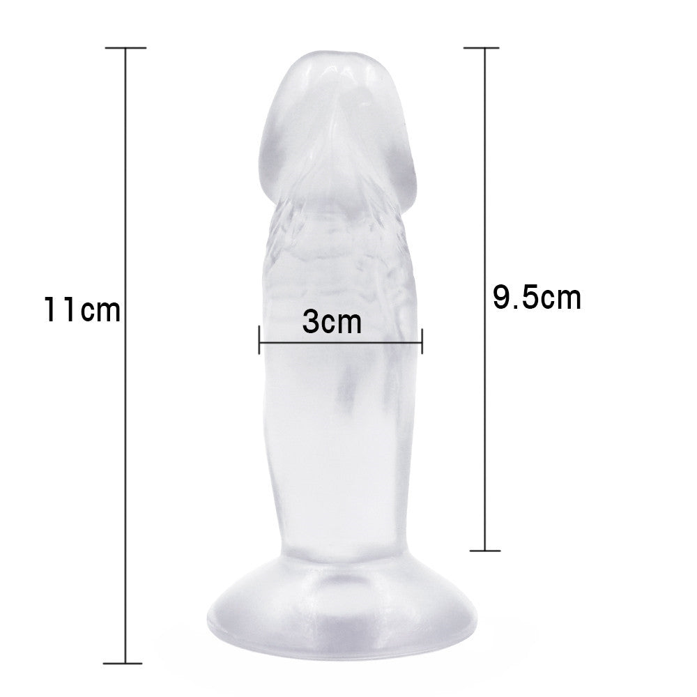 Mini Dildo Jelly 11cm Trong, Dễ Dùng Người Mới