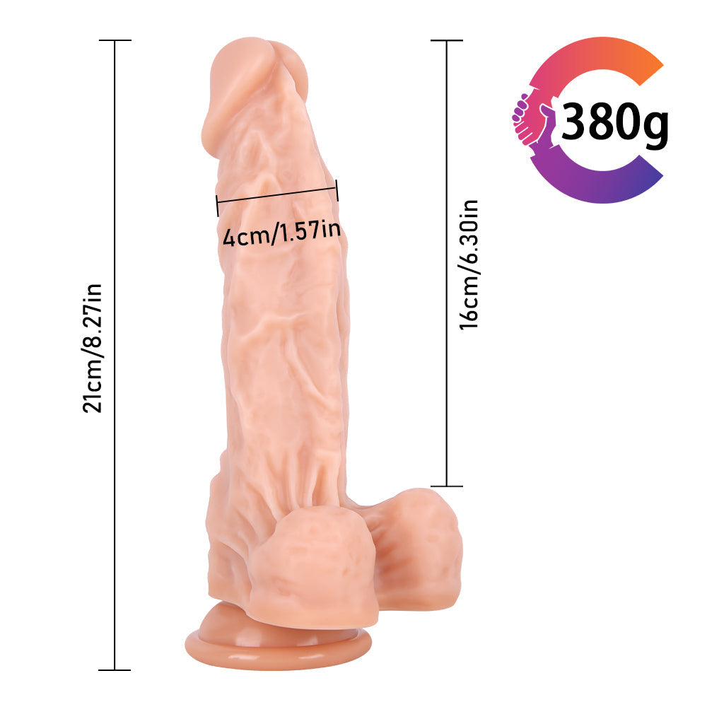 Dildo Đít Strap-on Gồ Ghề Siêu Dày Thực Tế Đam Mê