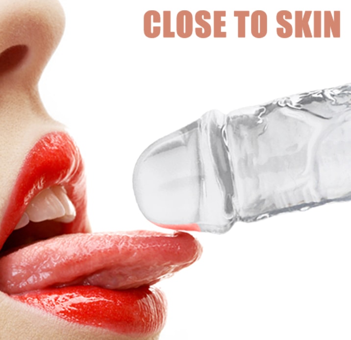 Dildo Jelly Suction Trong Thực Tế Mềm An Toàn