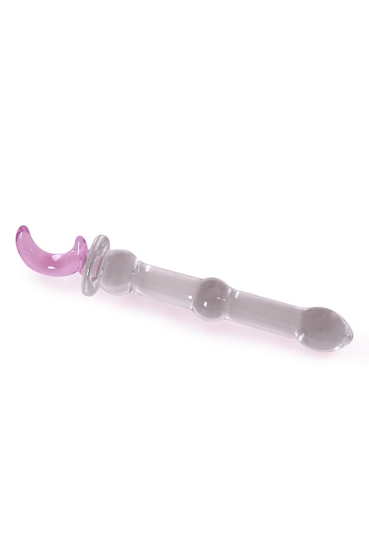 Dildo Kính Heart ICE Bulbous Trơn Ấm Lạnh