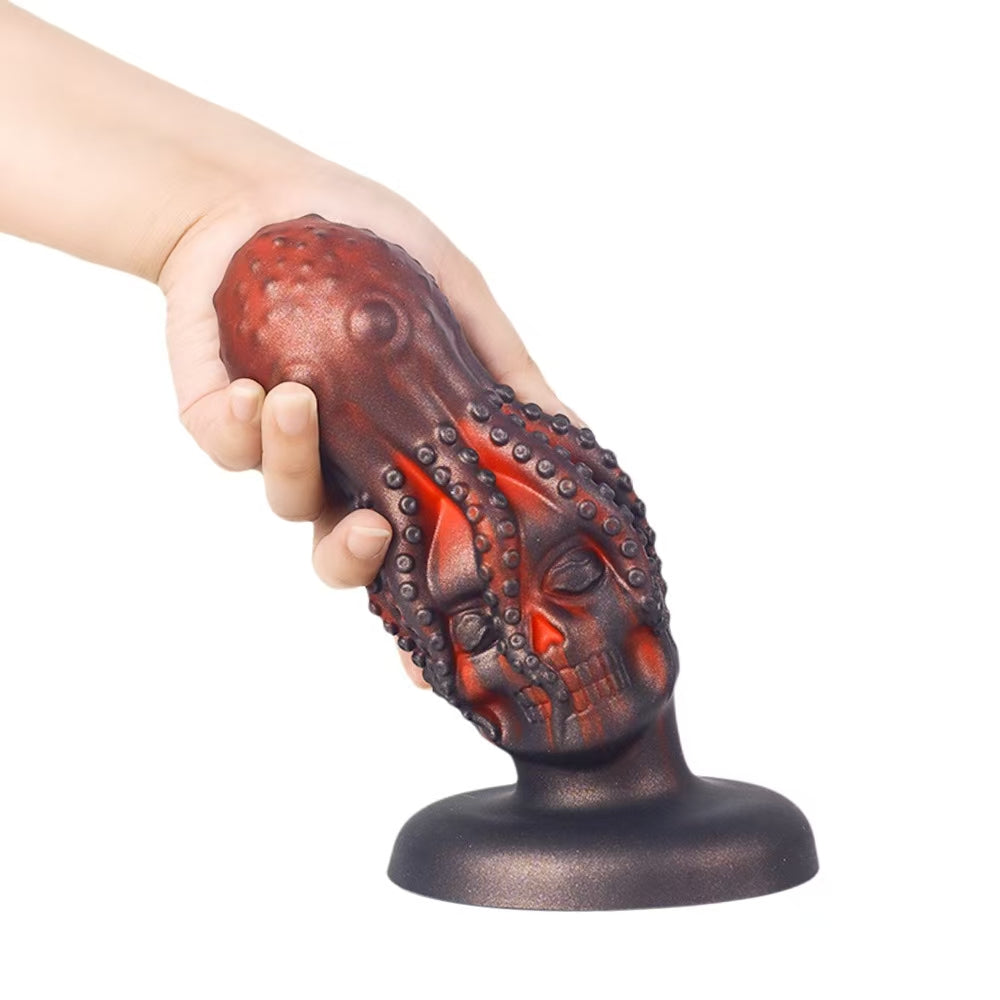 Bạch Tuộc Tím Monster Dildo Silicone Khổng Lồ