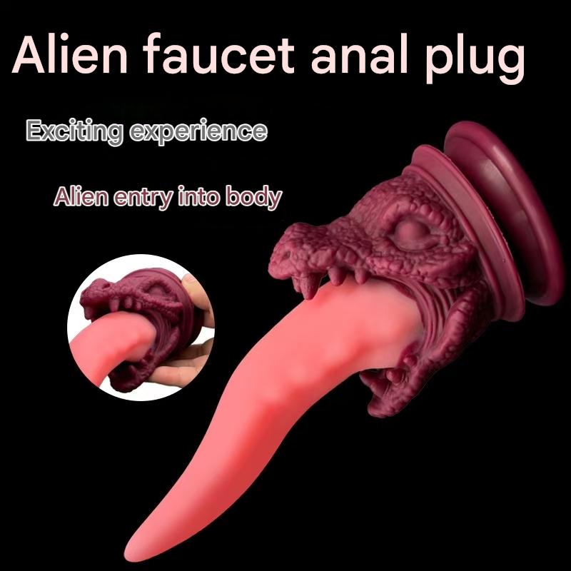 Monster Dildo Rồng Lưỡi 23cm Silicone Cực Sướng