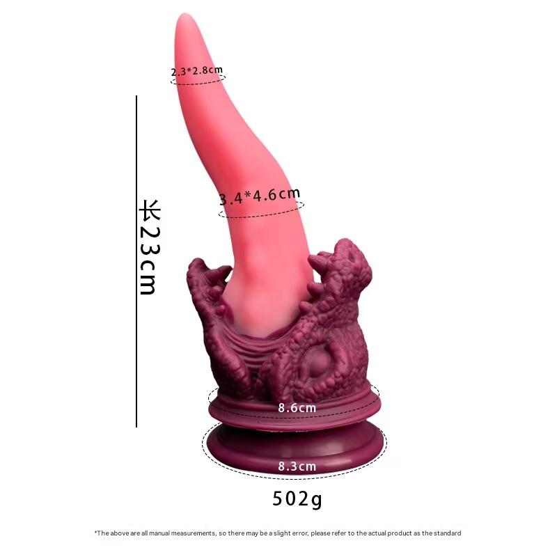 Monster Dildo Rồng Lưỡi 23cm Silicone Cực Sướng