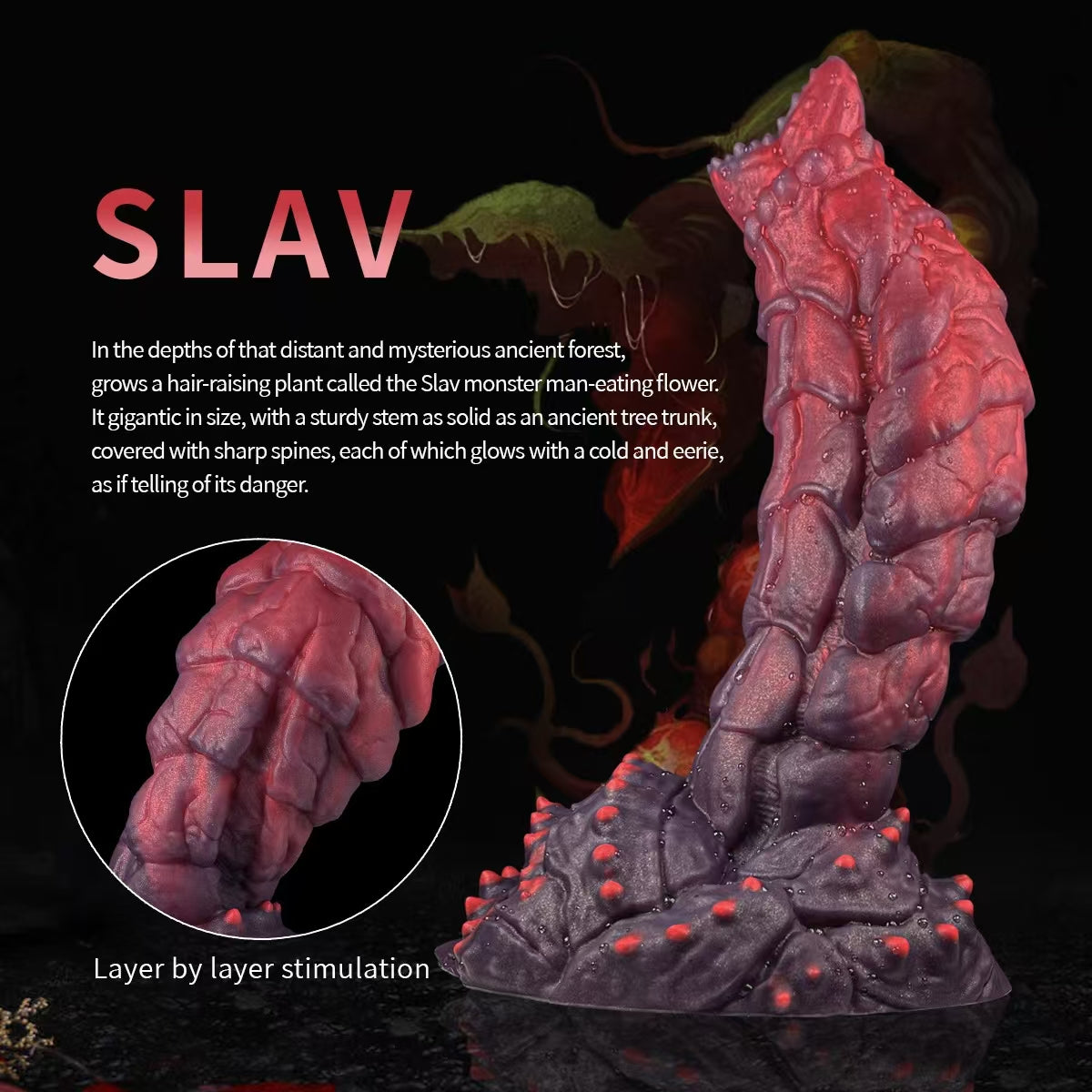 Slav Piranha Dildo Quái Vật Khổng Lồ Cổ Điển Đói Khát Huyền Bí