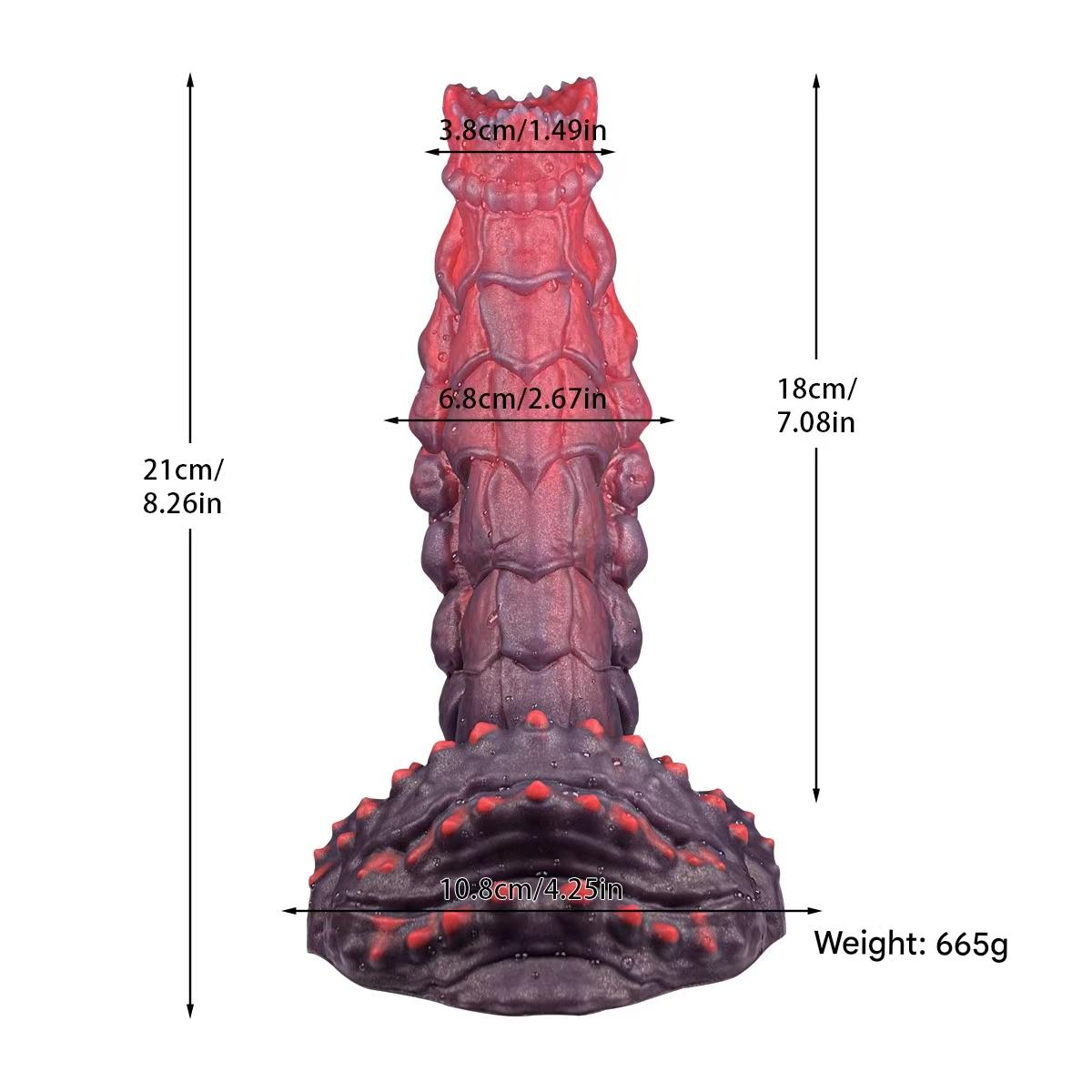 Slav Piranha Dildo Quái Vật Khổng Lồ Cổ Điển Đói Khát Huyền Bí