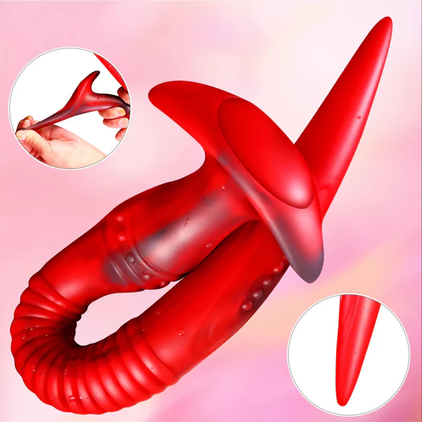 Silicone tentacle dildo anal fantasy sâu mềm kích thích lạ