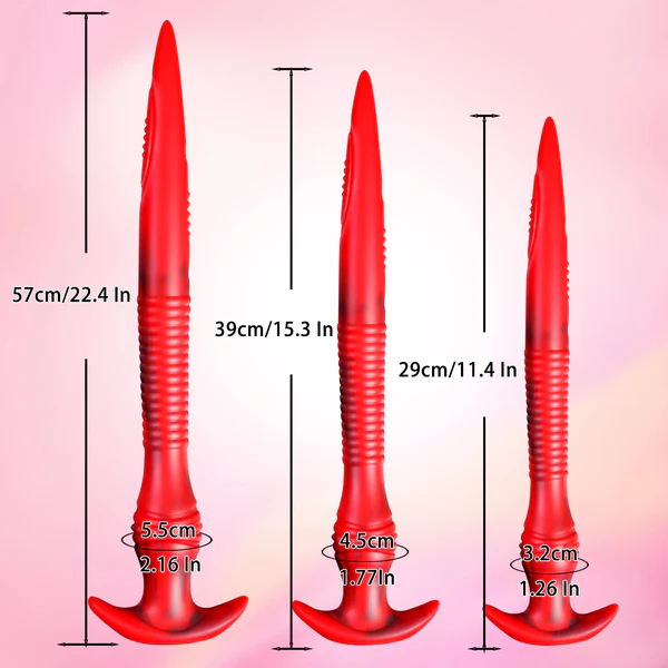 Silicone tentacle dildo anal fantasy sâu mềm kích thích lạ