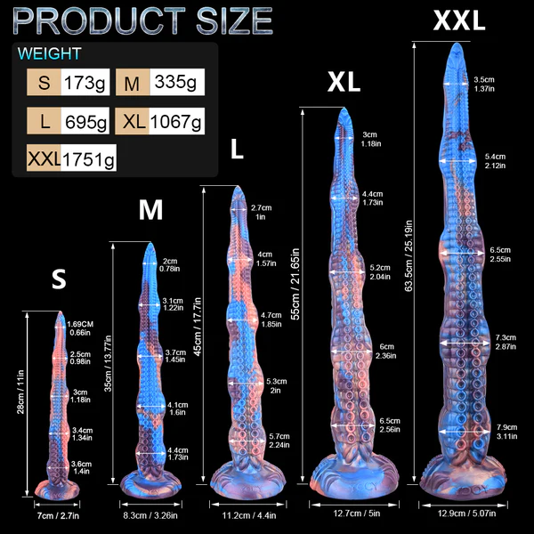 Dildo Xúc Tu Quái Vật XXL Fantasy Siêu Lớn Dài
