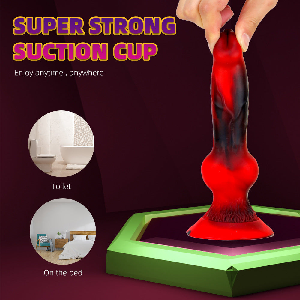 Dildo Dog Knot 7 Inch Fantasy Thâm Nhập Thú Vị Mạnh