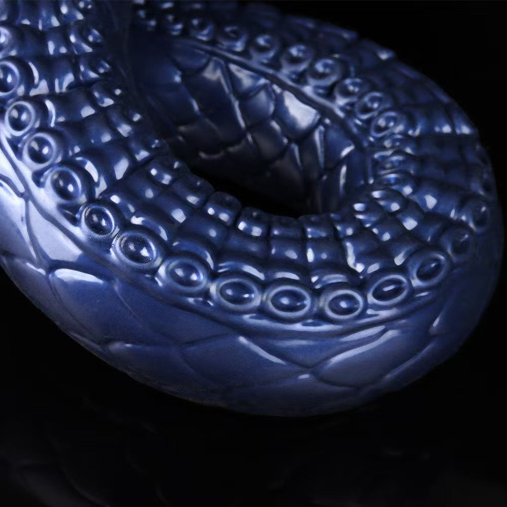 Quái Vật Tentacle Dildo Xanh 90cm Fantasy Khủng Khiếp