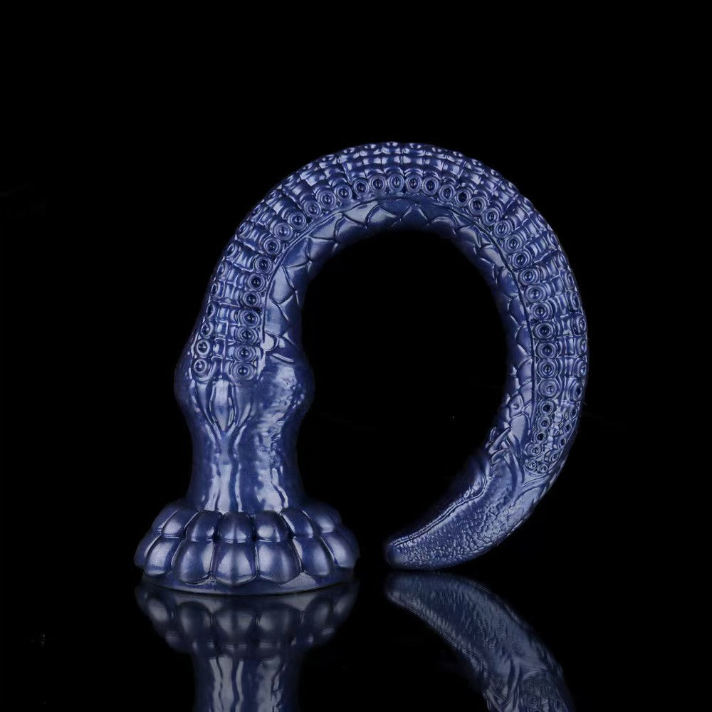 Quái Vật Tentacle Dildo Xanh 90cm Fantasy Khủng Khiếp