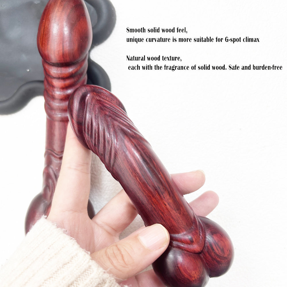 Dildo Gỗ G-Spot Massage Thơm Mịn Tự Nhiên Cao Cấp